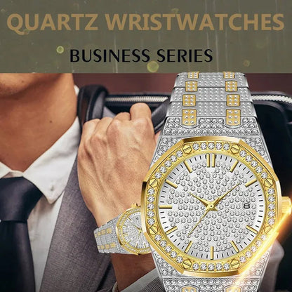 Women Quartz Watch Fashion Bling Casual Ladies Watch Female Gold Wristwatch Crystal Diamond Girls Clock