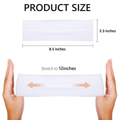 Headbands for Women 16 Pack Elastic Hair Bands for Women' Hair Non Slip Soft Cloth Fabric Headbands Women Hair Accessories, Black White Gray Women‘S Headband