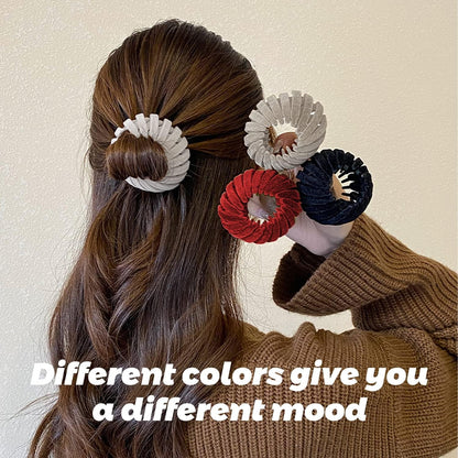 Bird Nest Magic Hair Clip, Hair Accessories for Women,Hair Ties Bun Maker Scrunchies for Thick Thin Hair,Hair Clips for Women,Ponytail Holders