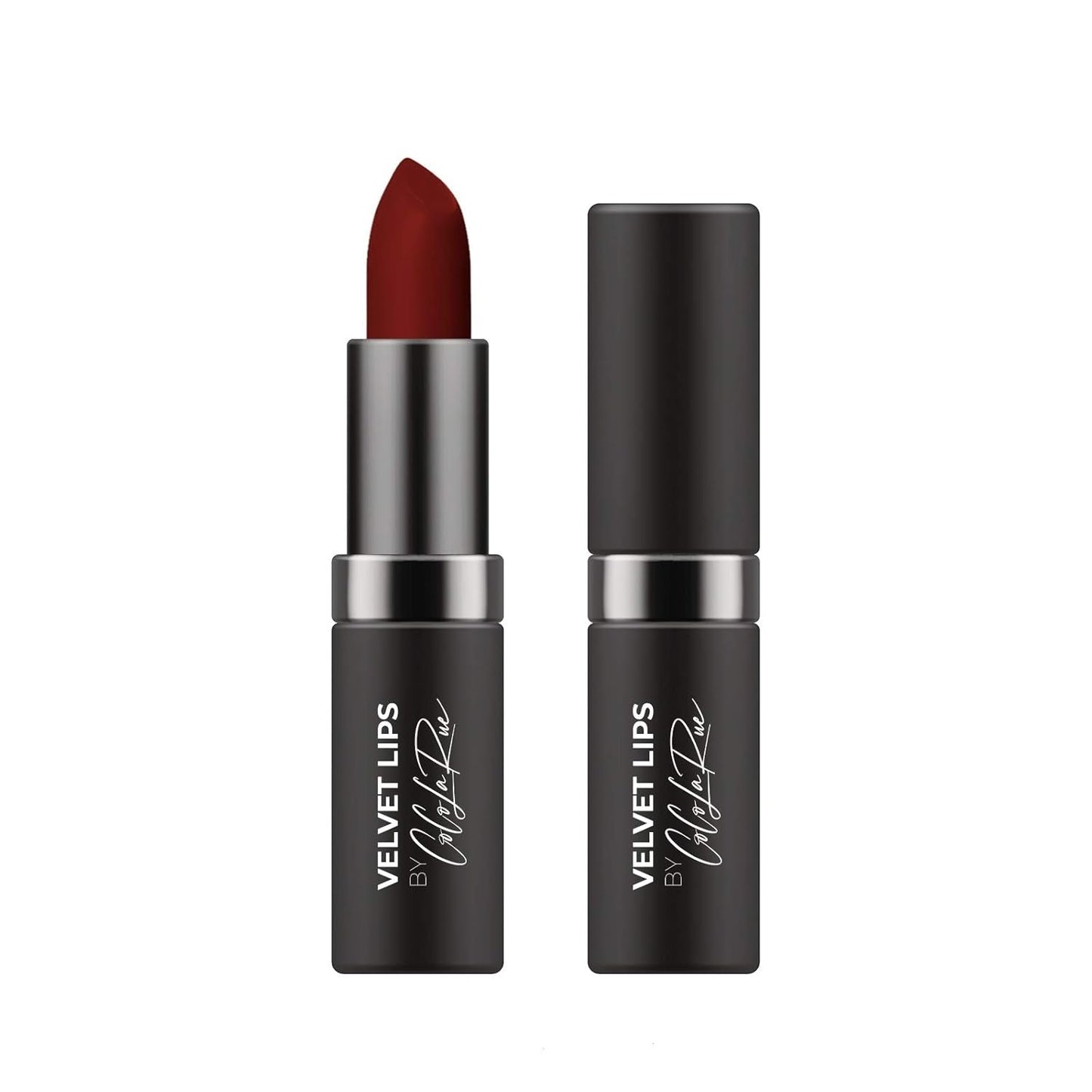Coco La Rue Creamy Velvet Lipstick Lustrous Mauve Lipstick, High-Shine Plumping Lip Balm, Hydrating Lip Color (CLR-C 375 Vixen) - WORLD TIME VISITS