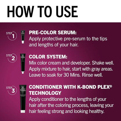 Keratin Permanent Hair Color, 6.0 Delicate Praline, 1 Application - Professionally Inspired Permanent Hair Dye, for up to 80% Less Breakage Vs Untreated Hair and up to 100% Gray Coverage