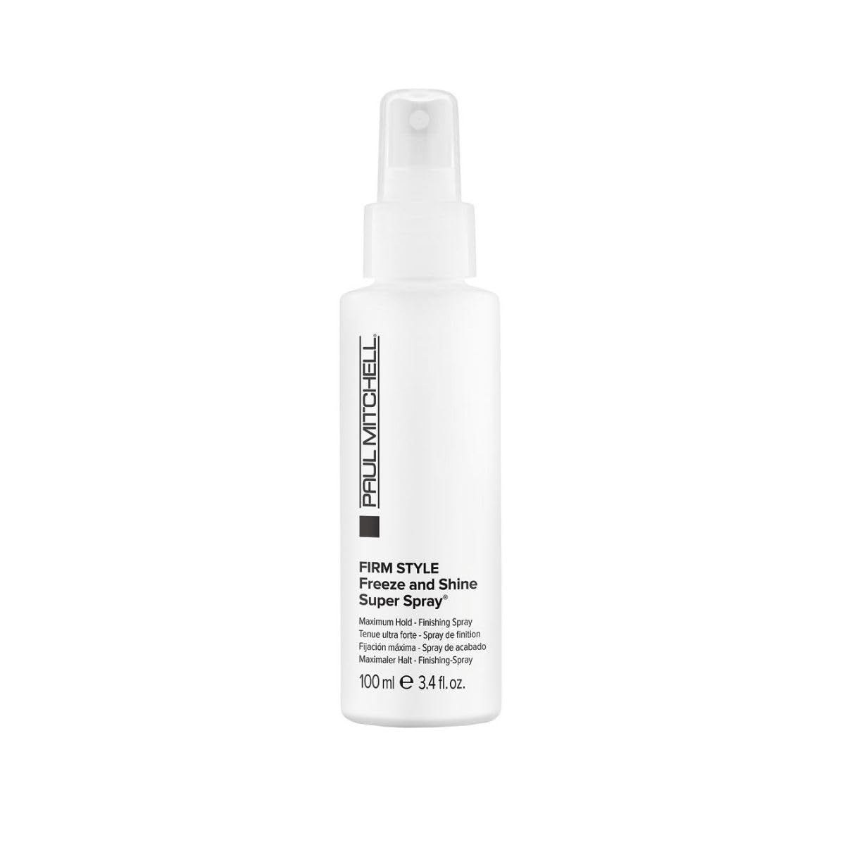 Paul Mitchell Freeze and Shine Super Hairspray, Maximum Hold, Shiny Finish Hairspray, for Coarse Hair