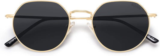 round Polygon Polarized Sunglasses for Women Men Retro Classic Vintage Panto Shades SJ1157