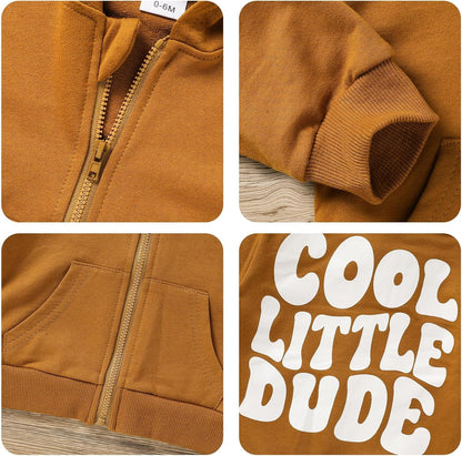Toddler Baby Boy Fall Winter Hooded Clothes Baby Boy Hoodie Tops Letter Printed Long Sleeve Sweatshirt