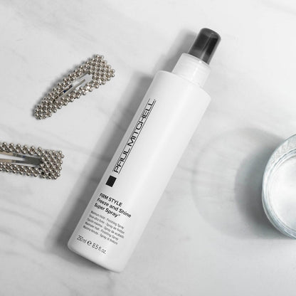 Paul Mitchell Freeze and Shine Super Hairspray, Maximum Hold, Shiny Finish Hairspray, for Coarse Hair