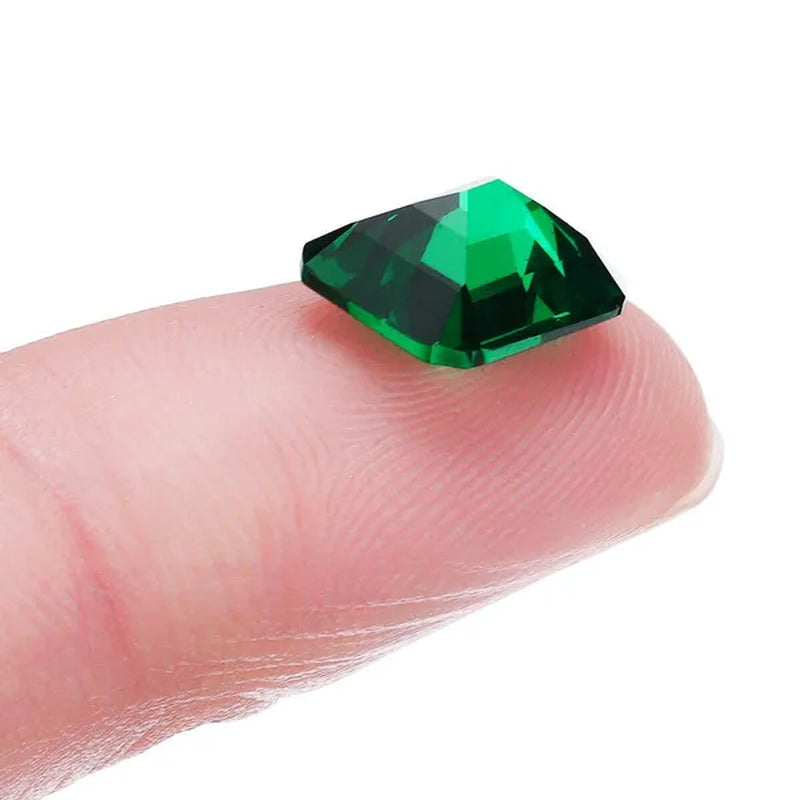 Natural Mined Green Loose Gemstone Emerald Colombia Emerald Cut Jewelry