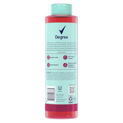 Maximum Recovery Body Wash and Soak Post-Workout Recovery Skincare Routine Tart Cherry + Epsom Salt + Electrolytes Bath and Body Product 22 Oz, Pack of 4 - WORLD TIME VISITS