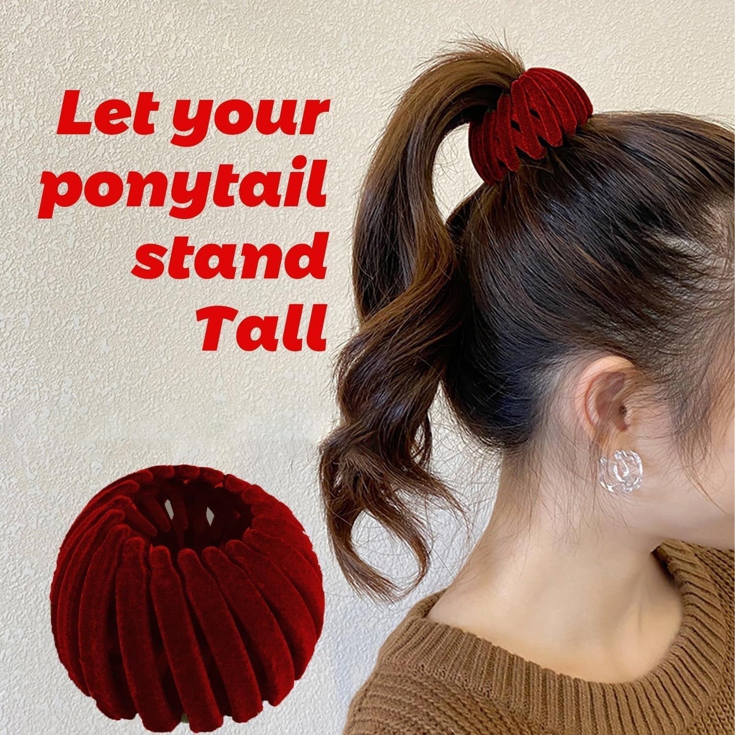 Bird Nest Magic Hair Clip, Hair Accessories for Women,Hair Ties Bun Maker Scrunchies for Thick Thin Hair,Hair Clips for Women,Ponytail Holders