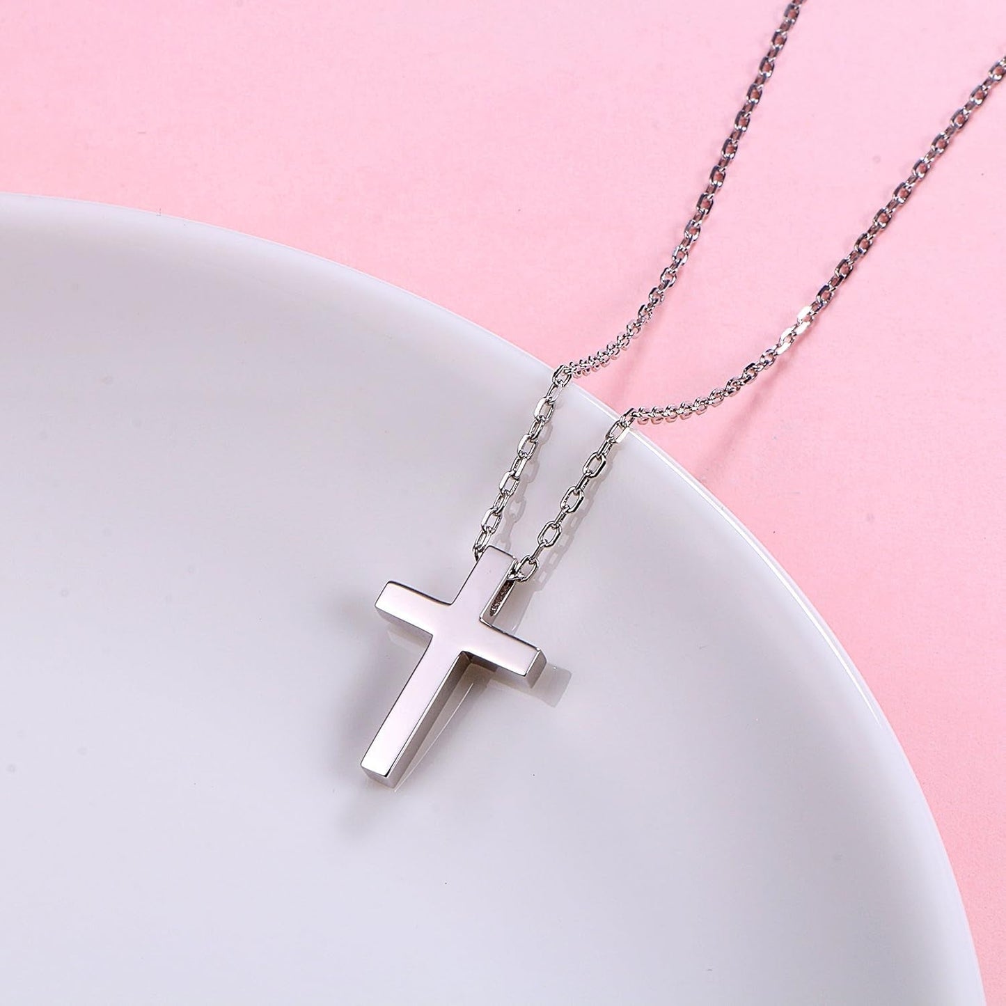 S925 Sterling Silver Small Cross Pendant Necklace Bracelet Earrings