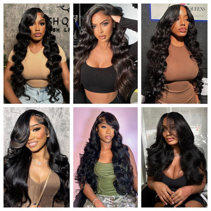 12A Human Hair Bundles Body Wave Bundles Human Hair 14 16 18 Inch 3 Bundles Human Hair 100% Unprocessed Brazilian Virgin Hair Deals Weave Bundles Human Hair Extension Natural Color