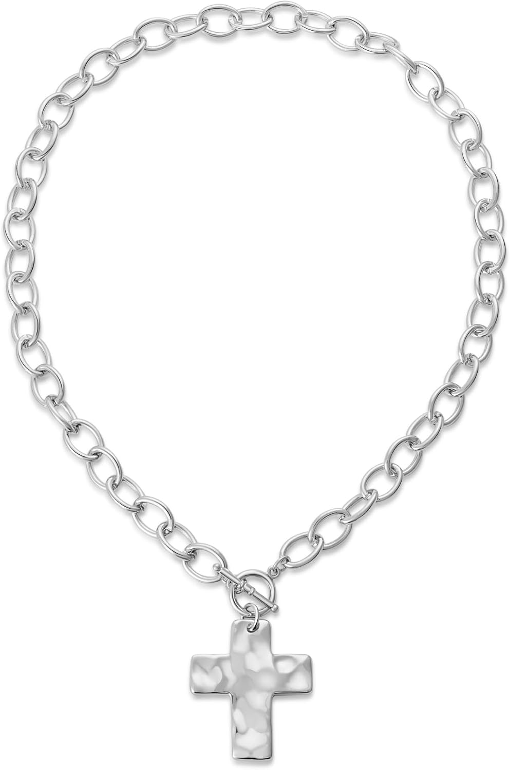 Trendy Vintage Cross Pendant Necklace for Men Women Cross Necklace Mens Jewelry - WORLD TIME VISITS