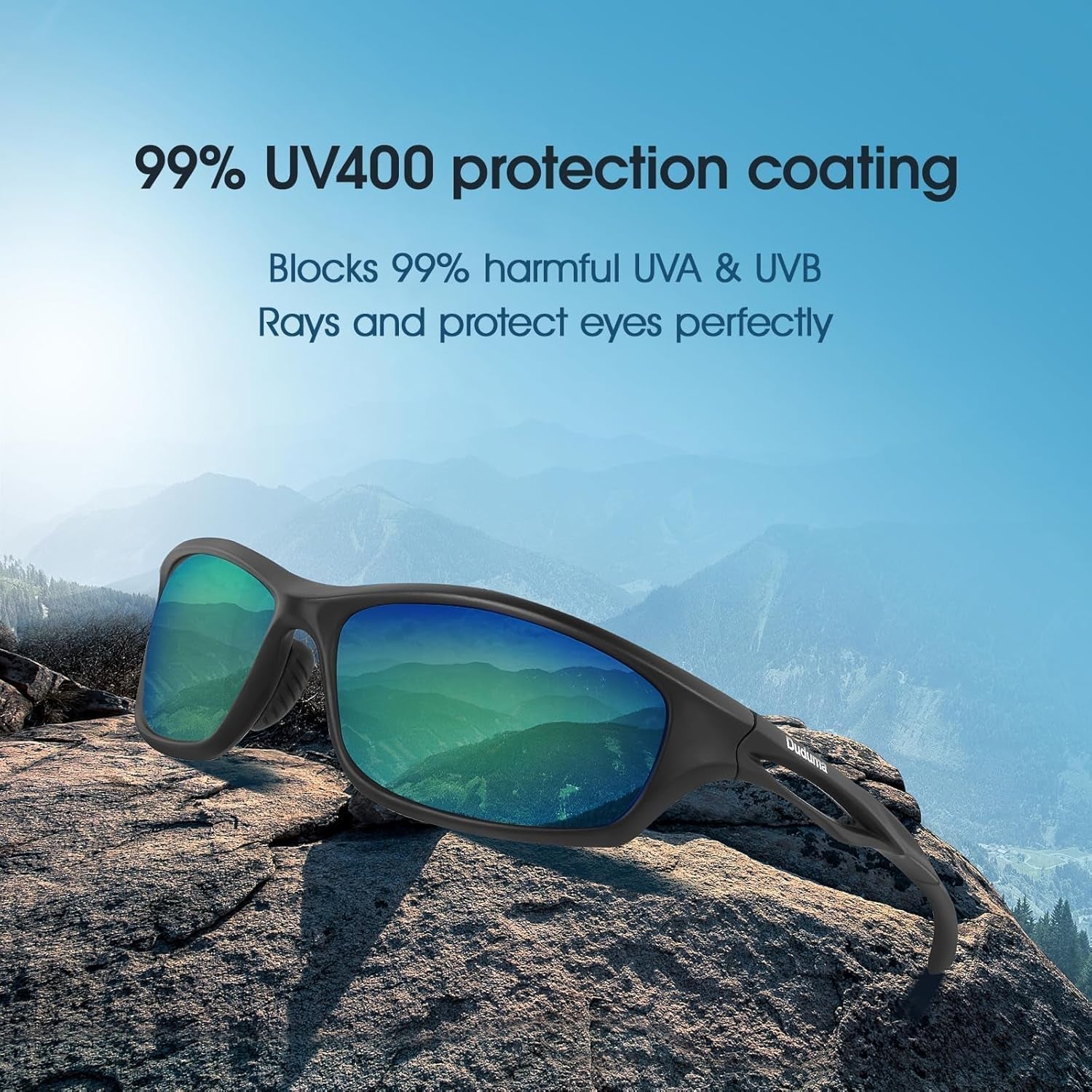 Polarized Sports Sunglasses for Men Women Running Cycling Fishing Golf Driving Shades Sun Glasses Tr90 - WORLD TIME VISITS