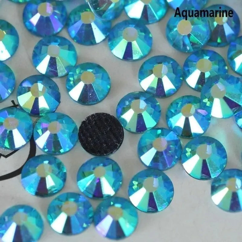 SS6-SS30 High Quality  Hotfix Rhinestone Hot fix Diamond Iron On Rhinestones for DIY
