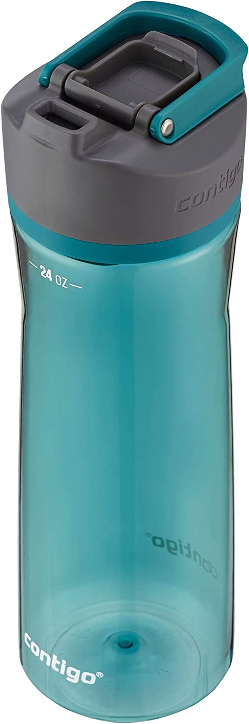 Cortland 24Oz Water Bottle, Bpa-Free Plastic, Spill-Proof, Leak-Proof Lid, and Carry Handle, Dishwasher Safe, Spirulina - WORLD TIME VISITS