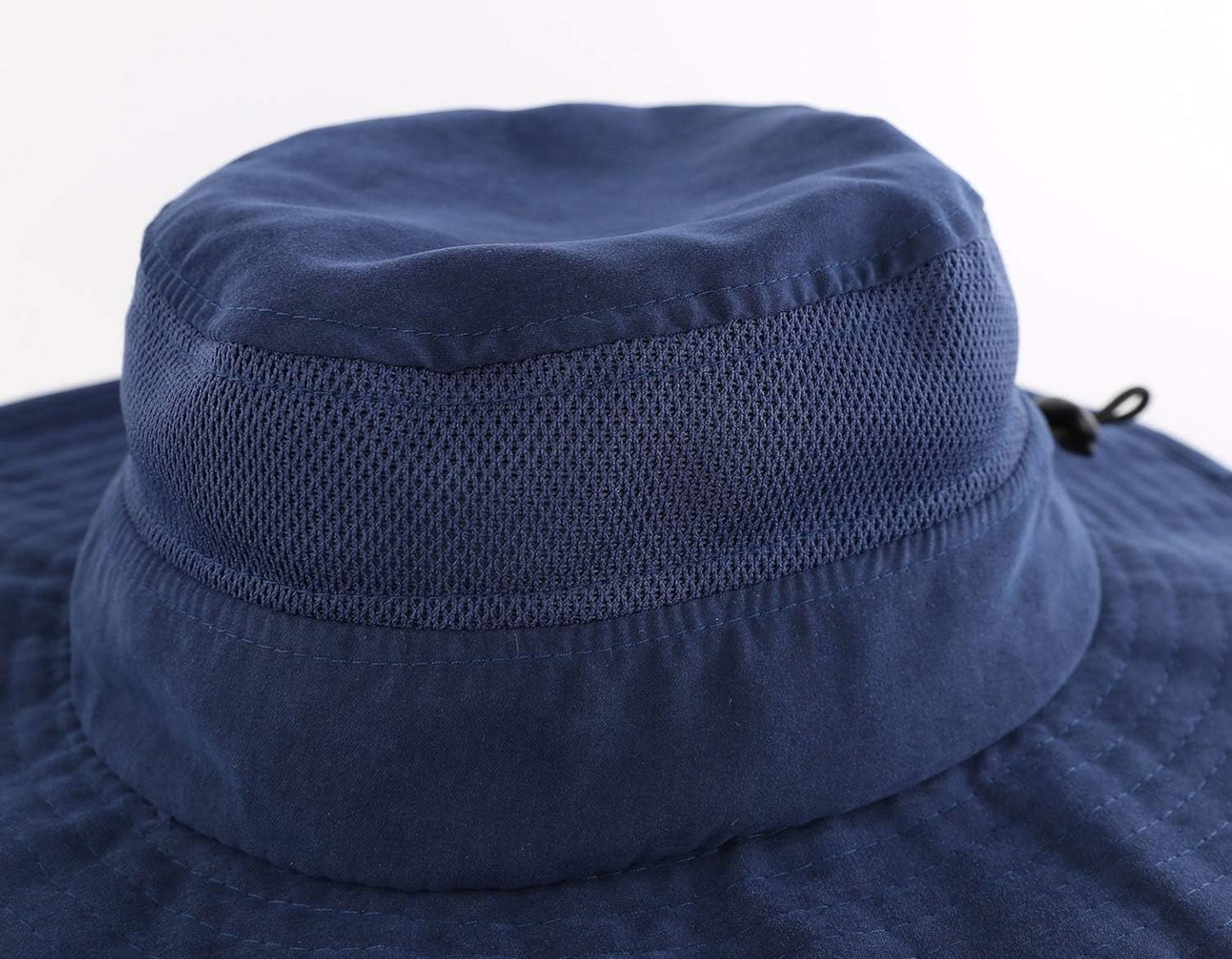 Men'S Sun Hat UPF 50+ Wide Brim Bucket Hat Mesh Fishing Hat