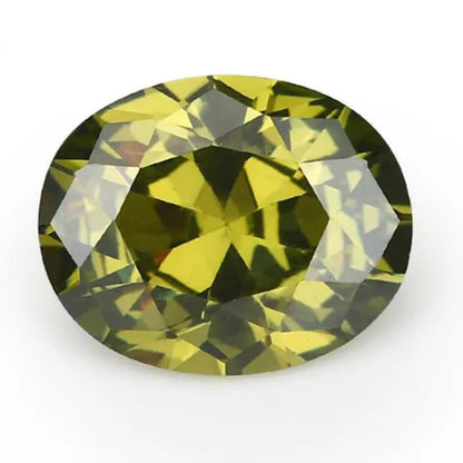 2PC 2.0Ct Loose Gemstone Oval Cut Cubic Zirconia Stone Jewelry Production Craft Bead Grade VVS 6*8Mm /0.23*0.31Inch