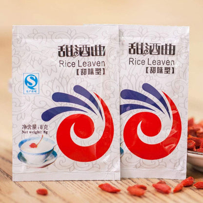 5 Packs Chinese Sweet Rice Wine Fermentation Starter Leaven Powder Making Home as Shown