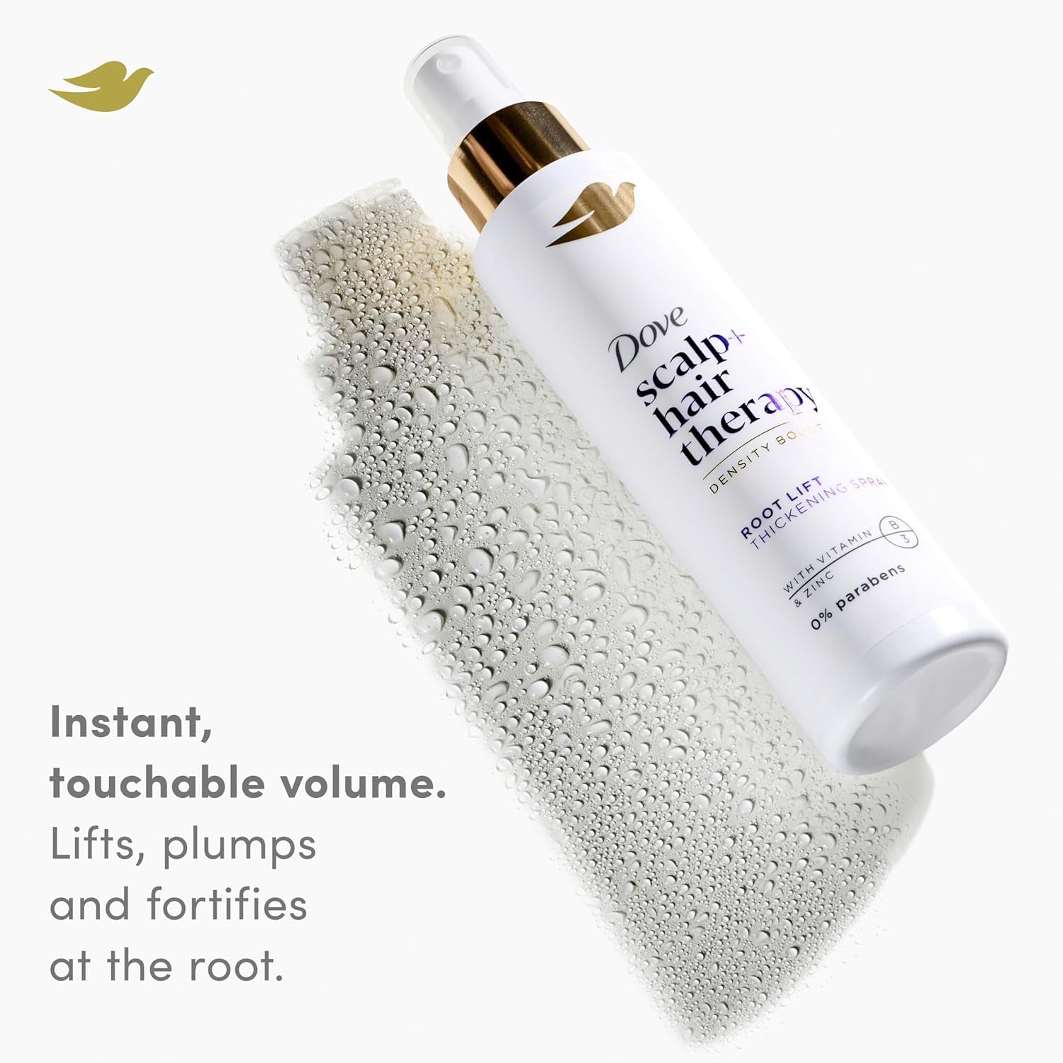 Density Boost Root Lift Thickening Spray for Fuller Hair and Scalp Therapy, with Vitamin B3, Zinc and 0% Sulfates, 5 Oz - WORLD TIME VISITS