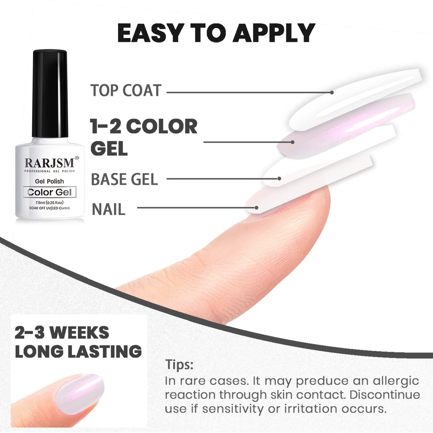Pearl Gel Nail Polish Set Clear Shell Glitter Gel Polish 6 Colors Pearlescent Pink White Blue Purple Silver Gold Shimmer Mermaid Swirl Thread Effect LED UV Soak off Curing Requires Home Salon