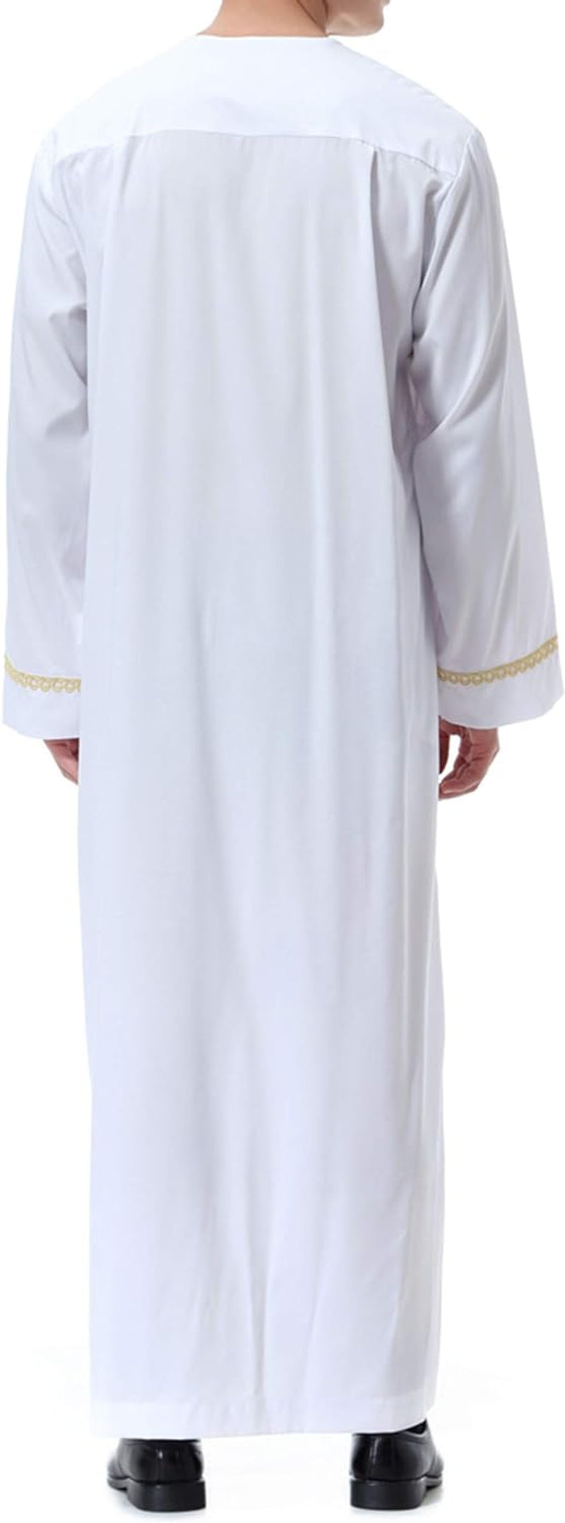 Islamic Mens Clothing Kaftan Maxi-Muslim Male Shirt Long Sleeve Abaya Dubai Cotton…