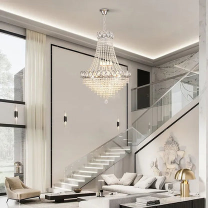 French Empire Crystal Chandelier LED Ceiling Lamp Ceiling Lighting Lamp Palace Villa