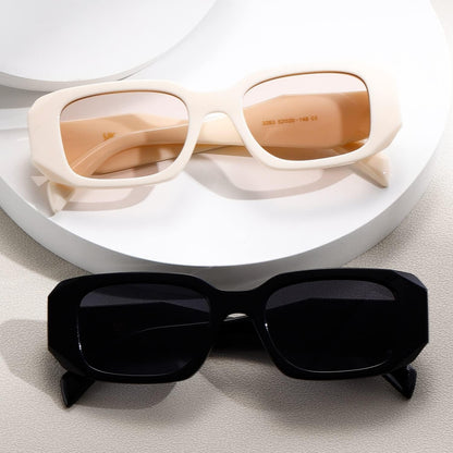 Rectangle Sunglasses for Women Men Trendy Retro Trendy Sun Glasses 90’S Vintage Square Frame K1307