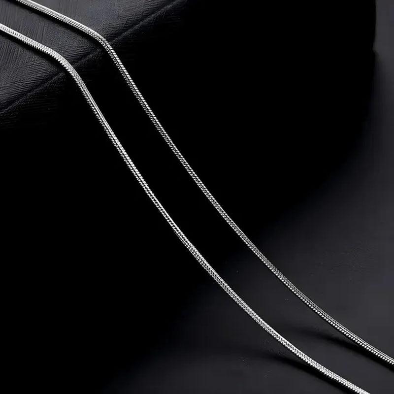 Silver 1Mm Snake Chain Necklace 16"~30" NEW