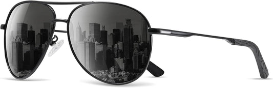 Sunglasses Men Polarized Aviator Sunglasses for Men Women Fishing Driving Sun Glasses Metal Frame UV400 Protection