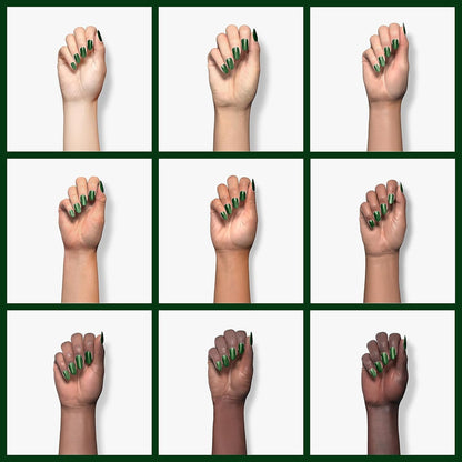 VENALISA 15Ml Emerald Green Gel Nail Polish, Dark Green Lime Color Soak off UV LED Nail Gel Polish Nail Art Starter Manicure Salon DIY at Home, 0.53 OZ