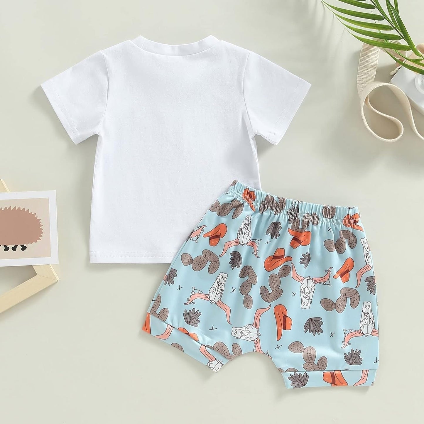 Baby Boy Clothes Toddler Summer Outfit Short Sleeve T-Shirt Tee Tops Joggers Casual Shorts 2Pcs Clothing Set