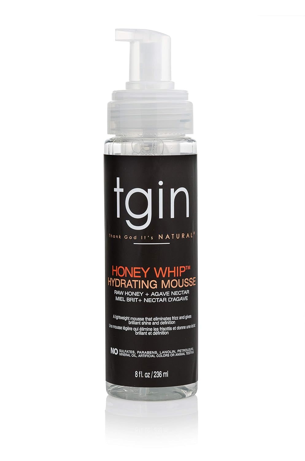 Honey Whip Hydrating Mousse for Natural, Dry, Curly, and Damaged Hair - 8 Oz
