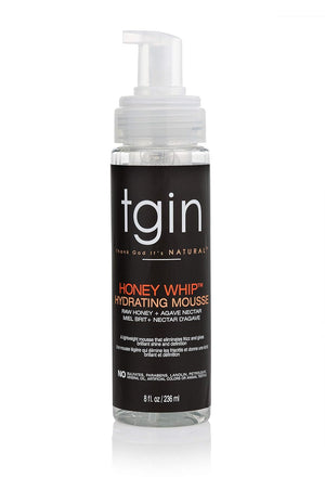 Honey Whip Hydrating Mousse for Natural, Dry, Curly, and Damaged Hair - 8 Oz
