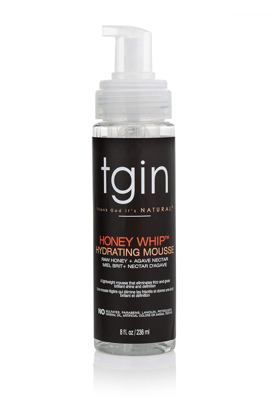 Honey Whip Hydrating Mousse for Natural, Dry, Curly, and Damaged Hair - 8 Oz