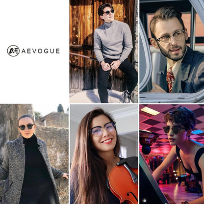 Polarized Sunglasses for Women and Men Semi Rimless Frame Retro Sun Glasses AE0369 - WORLD TIME VISITS