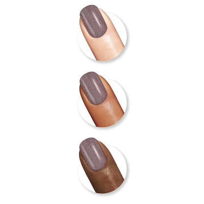 Miracle Gel™, Adrenaline Crush, Long Lasting, Gel-Like Formula, No UV Lamp Needed, Grey Glitter Nail Polish