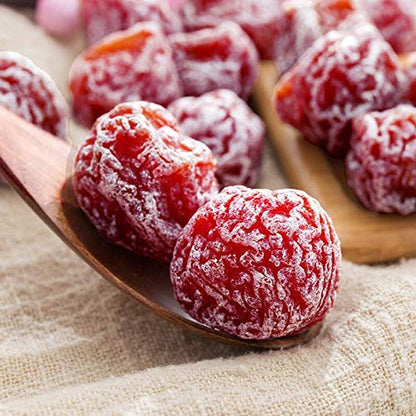 Delicious Chinese Yogurt Plums Preserved Plums Dried Plums Sweet and Sour Plum Sugar Non-Gmo Dried Plums Vegetarian 7Oz (200G）