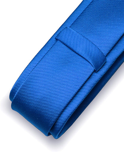 2.4" Solid Color Skinny Tie for Men Slim Necktie(6Cm)