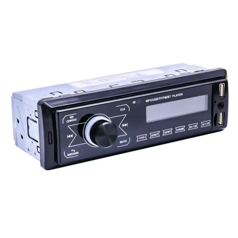 Podofo Autoradio 12V 1Din Car Radio Bluetooth Car Stereo In-Dash Car Audio Phone AUX-IN Fm/Usb/Radio Remote Control MP3 Player