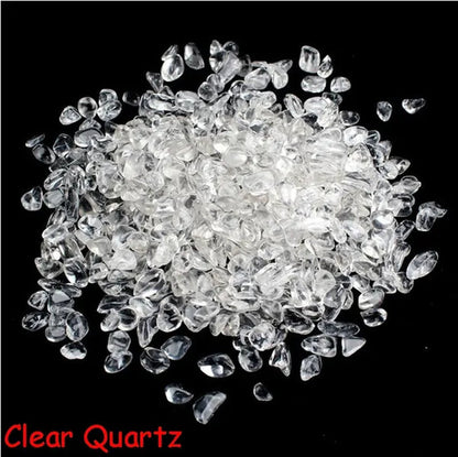 Natural Healing Crystal Mixed Stones Tumbled Chips Crushed Stone Gemstone Crystal Jewelry Aquarium Fish Tank Home Making Decoration