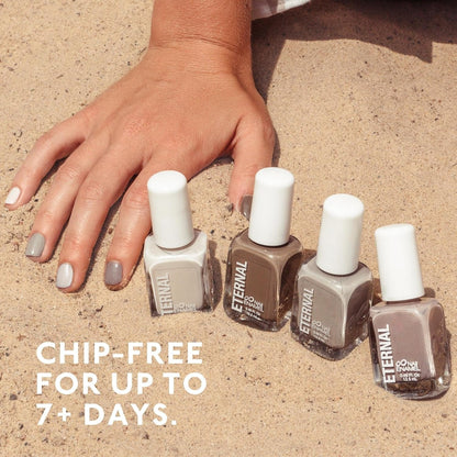 Brown Nail Polish Set for Women (BEACH WALK) - Beige Nail Polish Set for Girls - Long Lasting & Quick Dry Nail Polish Kit for Home DIY Manicure & Pedicure - Made in USA, 13.5Ml (Set of 4)