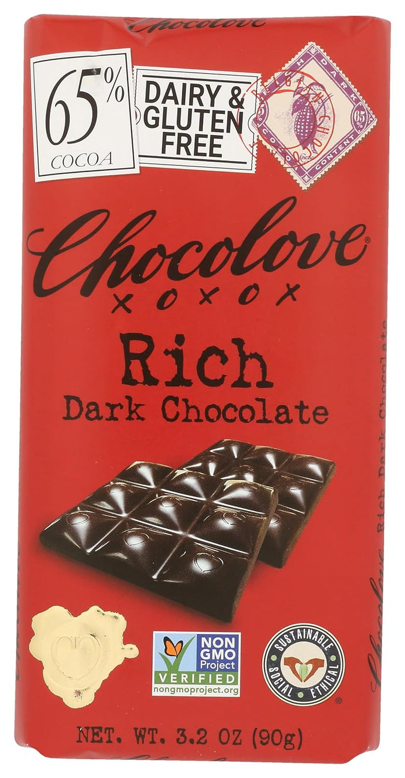 Rich Dark Chocolate Bar, 3.2 OZ