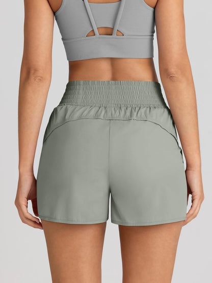 Womens Athletic Shorts High Waisted Running Shorts Gym Workout Shorts Casual Comfy Sport Shorts with Pockets 2025
