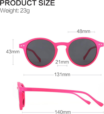 Polarized round Sunglasses, Stylish Sunglasses for Men and Women Retro Classic, Multi-Style Selection