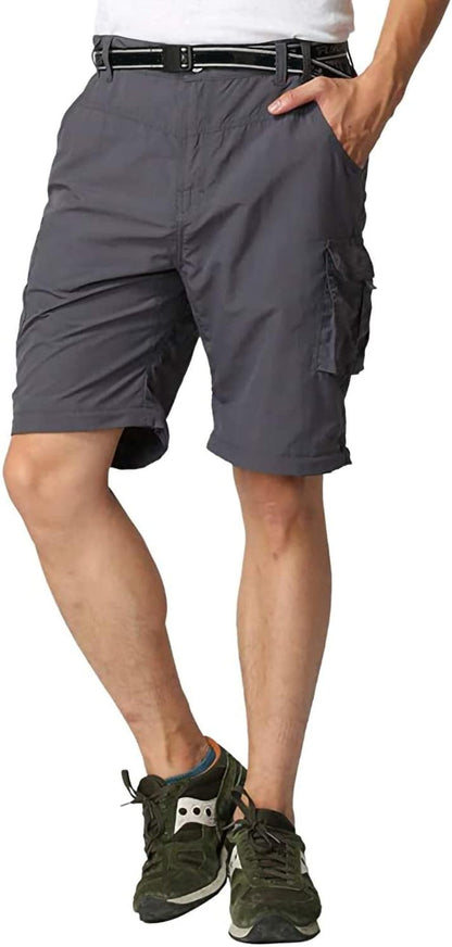 Boy’S Scout Pants Convertible Hiking Quick Dry Zip off Pants Outdoor Climbing Casual Trouser Kids Youth Cargo Pants