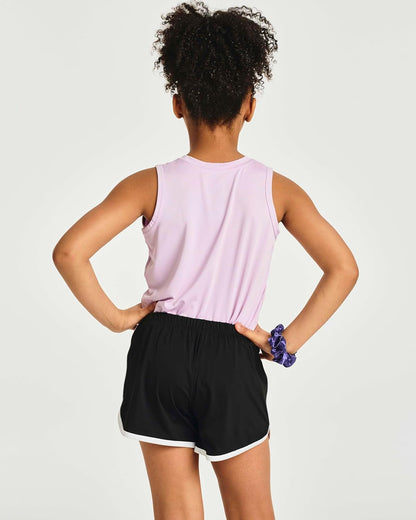 5 Pack: Girls' Dry-Fit Active Athletic Dolphin Shorts (Ages 4-16)
