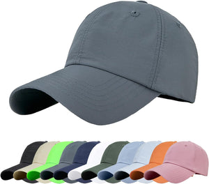 Men Quick Dry Sport Baseball Cap, Men'S Athletic Fitted Cap, Adjustable anti UV Outdoor Sun Hat