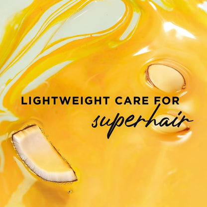 Coconut & Argan Oil Heat Protectant Leave-In Spray for All Hair Types, 450°F Heat Protection, Sulfate-Free, Paraben-Free, Dye-Free, Alcohol-Free, Adds Shine, 6.4 Fl Oz