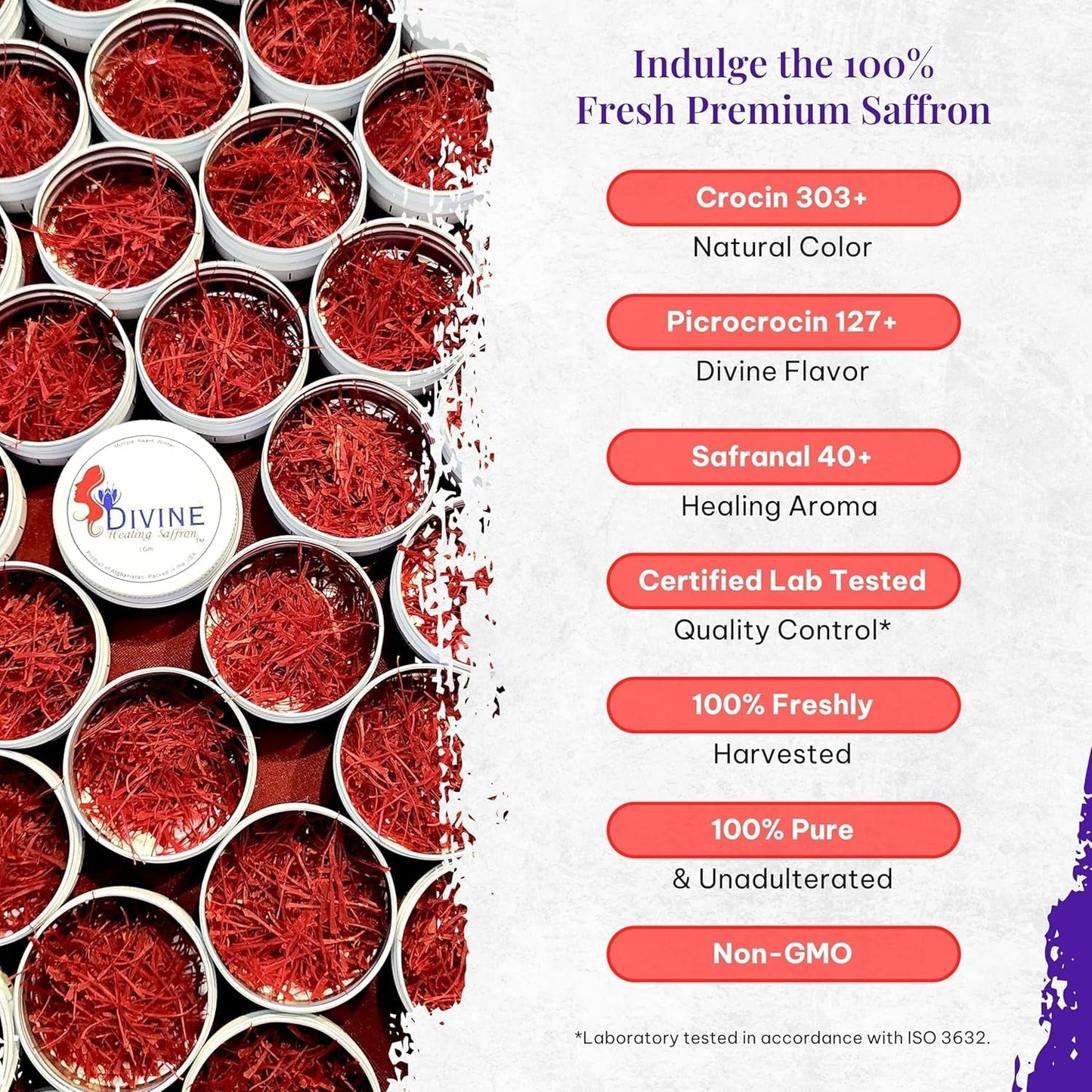 Saffron Threads - 100% Fresh, Pure Saffron from Afghanistan - Premium Award Winner Red Saffron Threads for Cooking Spanish Rice Paella & Risotto, Golden Milk, Tea & More - , 7G