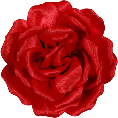 Rose Flower Brooch and Pin | Elegant Hair Clip and Accessory for Women'S Dress
