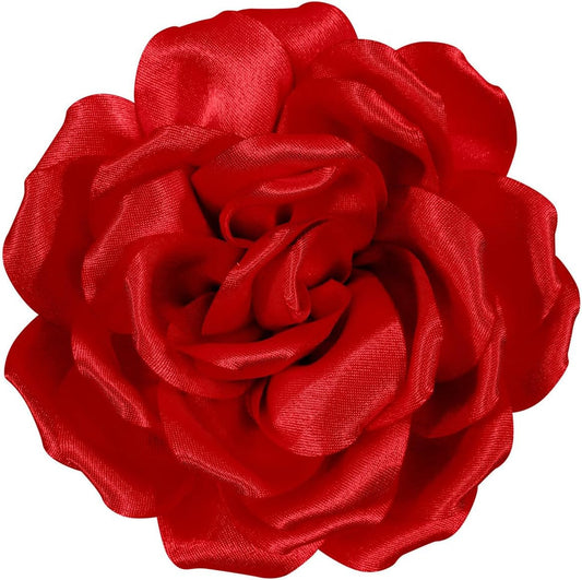 Rose Flower Brooch and Pin | Elegant Hair Clip and Accessory for Women'S Dress